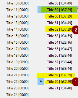 partial title list from VLC.